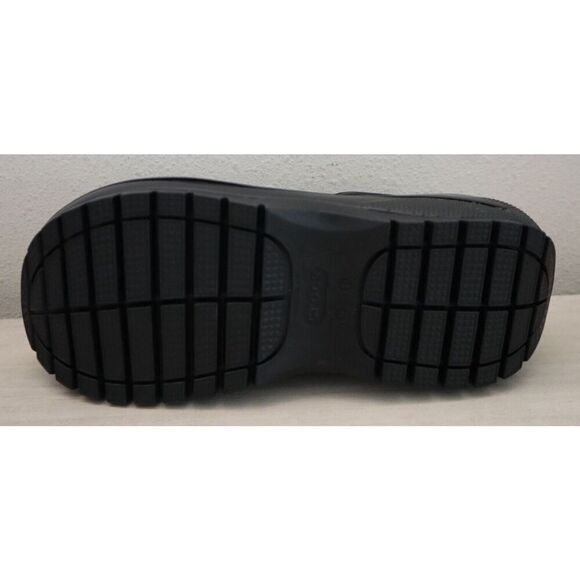 Crocs 207989-001 Unisex Women's Sz 11 Men's 9 Black Mega Crush Platform Sandals - Picture 4 of 11